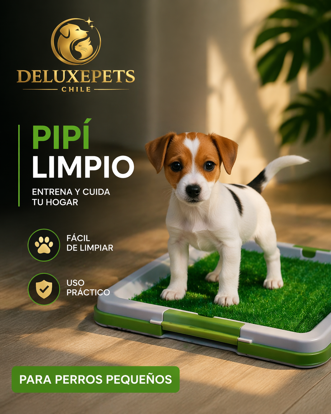 Tapete Higiénico Premium para Perros Pequeños DeluxePets 🐾