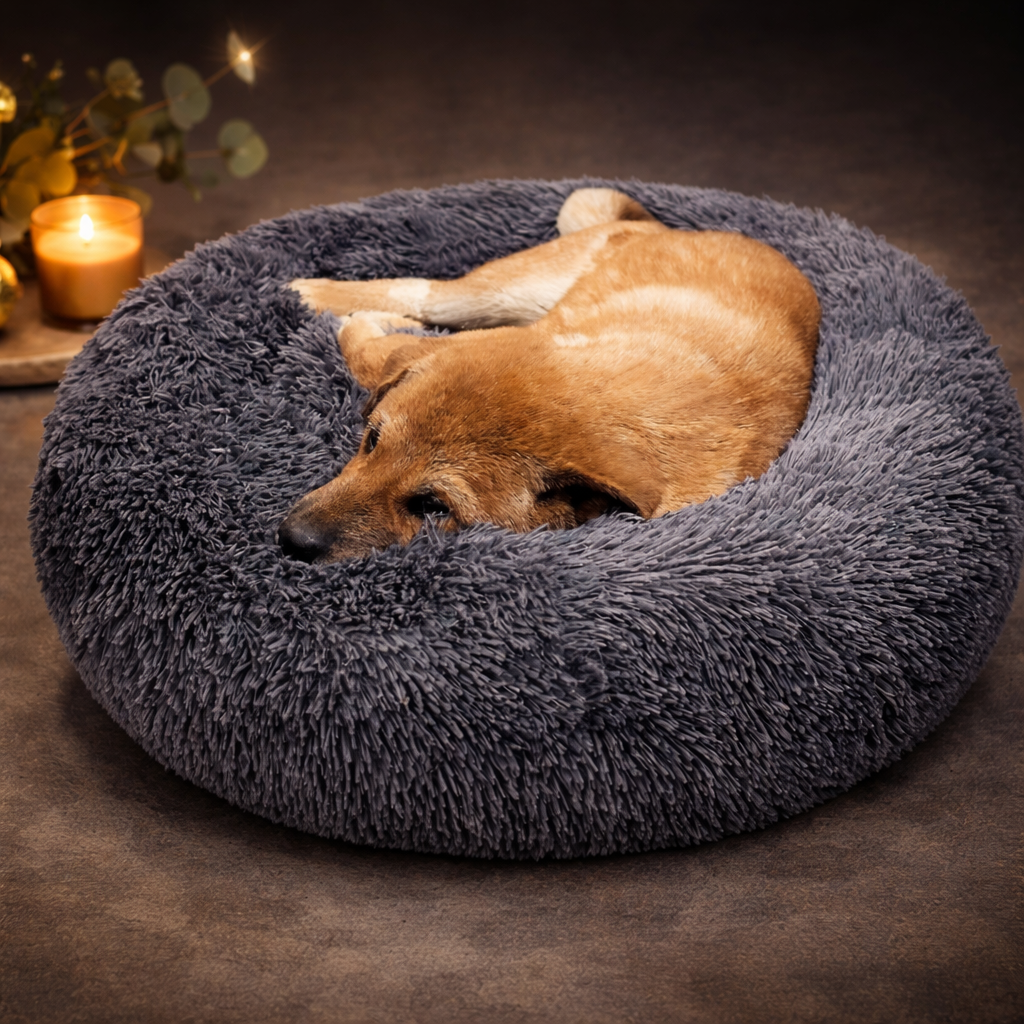 Cama Antiestrés Talla M 60cm DeluxePets – Descanso Profundo y Confort Premium