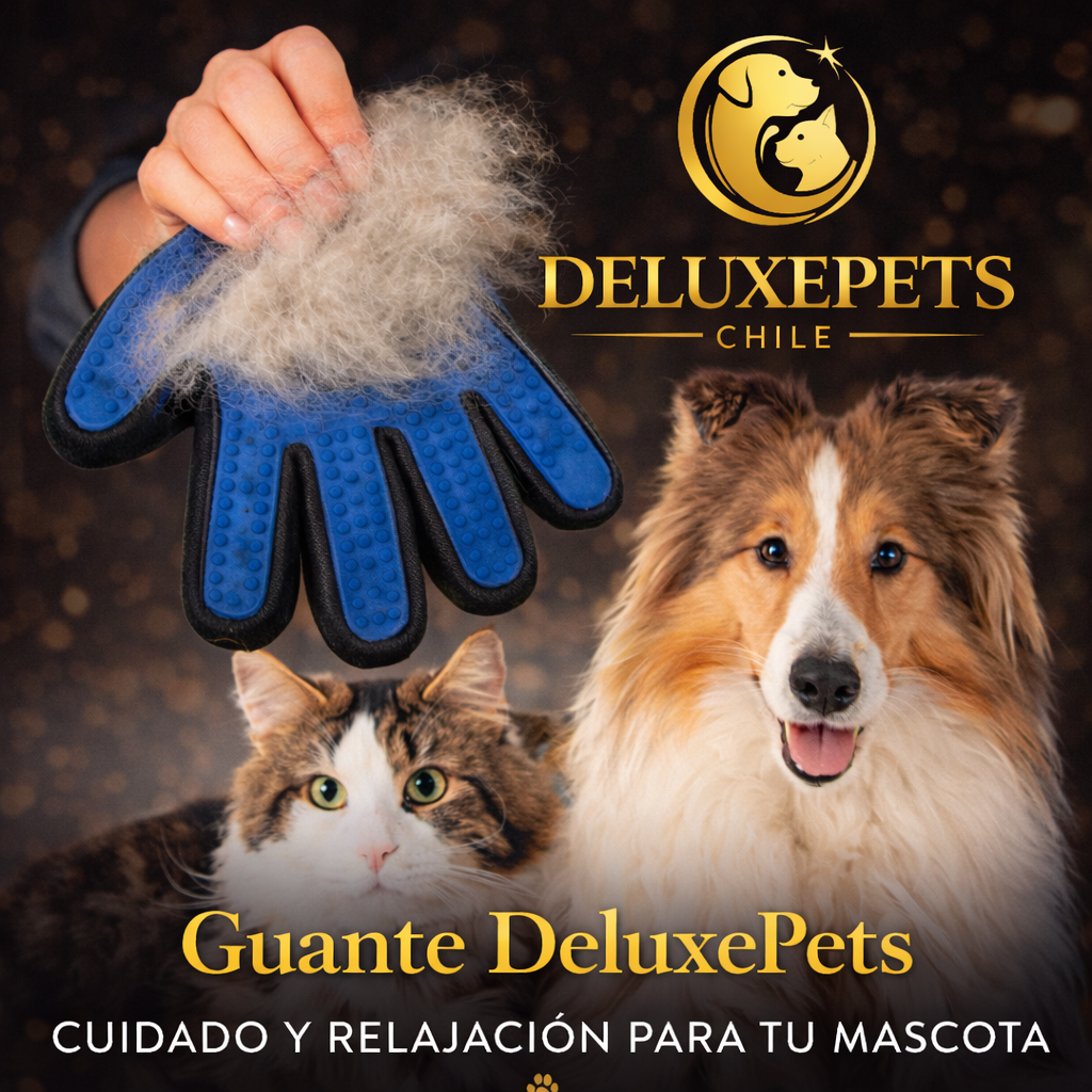 Guante Quita Pelo para Mascotas DeluxePets | Limpieza sin esfuerzo