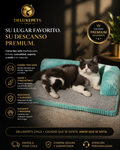 Cama para Mascotas Tipo Sofá DeluxePets ROSADA— Descanso Premium y Máxima Comodidad